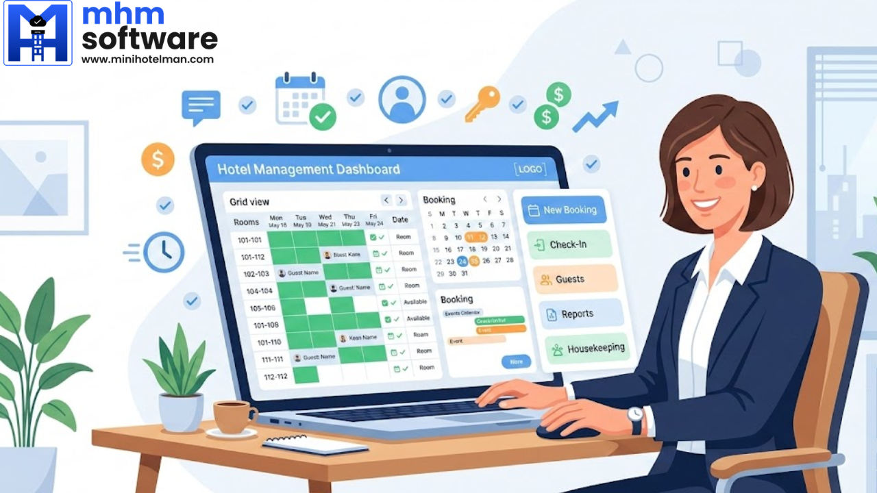most easy pms hotel management software